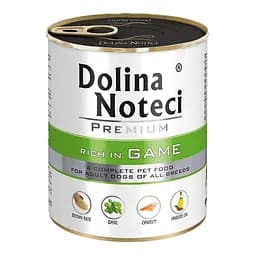 Консерва Dolina Noteci Premium 800г для собак з дичиною, овочами та рисом