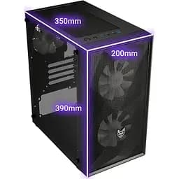 Корпус FSP CST130BASICB без БЖ Black (CST130BASICB) - мініатюра 7