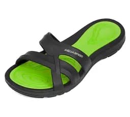 Шльопанці Aqua Speed ​​Panama 39 Black/Green (1000-513-38-39) - мініатюра 2