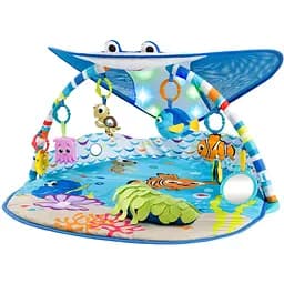 Розвиваючий килимок Bright Starts Finding Nemo Mr Ray Ocean (11095) - мініатюра 2