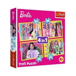 Пазли "Веселий світ барбі" 4 в 1 34626 Trefl, в коробці (5900511346268)