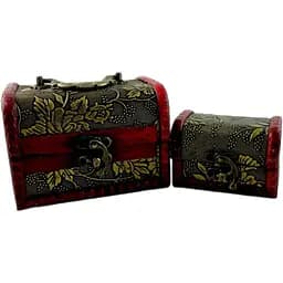 Скриньки набір 9х12.7х9.5 см 6х8.7х6 см 2 шт