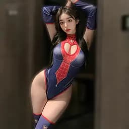 Сексуальний рольовий костюм "Spider" S-М Синій