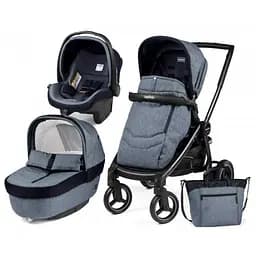 Коляска 3 в 1 Peg-Perego Team Horizon, темно-синій (PACK03-00000000004)