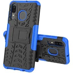 Чехол-накладка Toto Dazzle Kickstand 2 in 1 Case Samsung Galaxy A20/A30 Blue