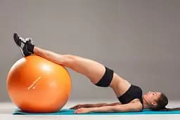М'яч для фітнесу (фітбол) Power System PS-4013 Ø75 cm PRO Gymball Orange (PS-4013_75cm_Orange) - мініатюра 9