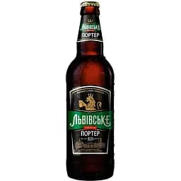 Пиво Львівське Портер черное 8% 0.5 л