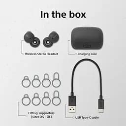 Навушники бездротові Sony Linkbuds WF-L900 (WFL900H.CE7) темно-сірі - мініатюра 4