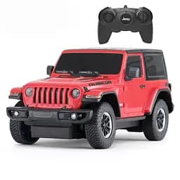 Машинка Rastar Jeep Wrangler JL на управлении 1:24 красный 79500