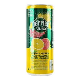 Вода Perrier із соком  лимон-гуава 0.25 л