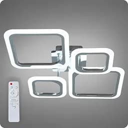 Люстра світлодіодна 517 Dlight з пультом 52Вт Хром (02134)