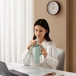Термокружка MiJia Straw Cup 1 л  зелена MJXGB01RM / BHR07QXCN - мініатюра 2