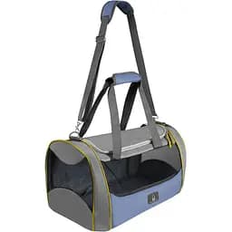 Сумка-переноска Collar, 51х24х25 см, блакитний з сірим (9981)