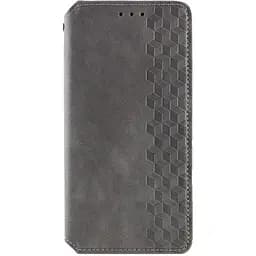 Чехол-книжка кожаный Getman Cubic (PU) для Samsung Galaxy A36 5G/A56 5G Серый