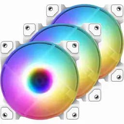 Комплект вентиляторов ID-Cooling DF-12025-ARGB-TRIO-SNOW (DF-12025-ARGB-TRIO-SNOW) Б/у