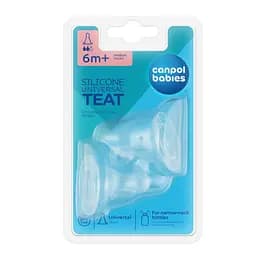 Соска кругла Canpol babies Середня 6+, 2 шт. (18/116)