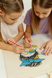 Набор экосумка-раскраска «Ukraine» хлопок 220 г/м2 38х42см ROSA Talent [CD]