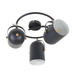 Світильник Brille стельовий спот поворотний HTL-209/3G E27 BK - мініатюра 6