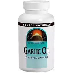 Часникова олія Source Naturals 100 желатинових капсул