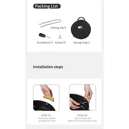 Піч настільна кругла з решіткою гриль і сковорідкою Naturehike CNK2550CF010 36х32.6х12 см хромоване залізо - мініатюра 5