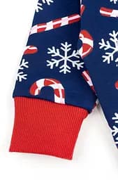 Чоловічок дитячий на блискавці з відкритими ніжками Candy cane - мініатюра 4