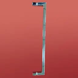 Шторки скляні на ванну Koer SR BS02-80x140-TR-01 прозоре скло 6 мм, хром KR5401, Універсальна, прозорий, хром - мініатюра 5