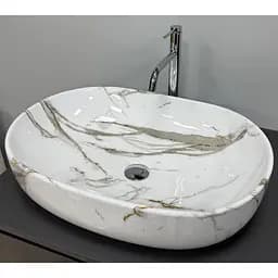 Умивальник VBI Modena lava накладний VBI-012006, Мармур