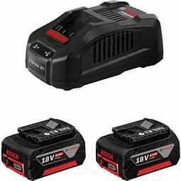 Набор аккумуляторов и зарядных устройств Professional GBA 2х18В Bosch hoz0014329