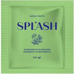 Зубная паста Splash миниатюра освежающая со вкусом жасмина и бергамота