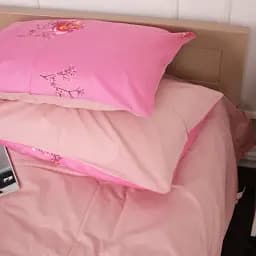 Наволочка MirSon Сатин 22-1362 Vergil 70х70 см рожева (2200009385469)