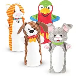 Ляльковий театр Melissa & Doug Домашні тварини 4 шт. (MD19084) - мініатюра 2