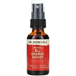 Витамин В-12 Dr. Mercola Energy Booster со вкусом ежевики 29 мл