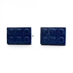 Запонки Конструктор Сині Handmade acs0005851