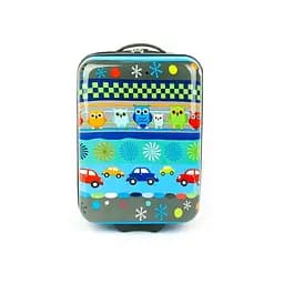 Дитяча валіза маленька S ABS-пластик Madisson Snowball 65018H 49×32×20см 25л Синій - мініатюра 2