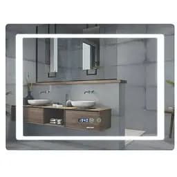 Дзеркало Mixxus Style MR03-70x50 (годинник, LED-підсвічування, антизапотівання) (MI6006)