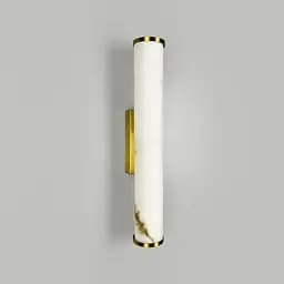 Бра Line F з імітацією мармуру з латунним корпусом Ø6х40 см Арт. WJ366/60*400H