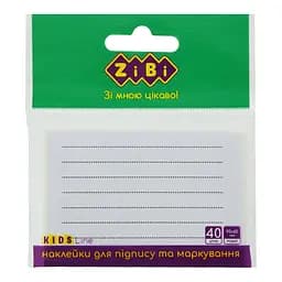 Наклейки для підпису та маркування KIDS Line, 90x60 мм, 40 шт., 2 шт. в упаковці