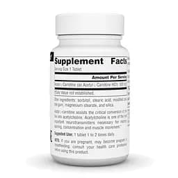 Амінокислота Source Naturals Acetyl L-Carnitine 500 мг 30 таб - мініатюра 2
