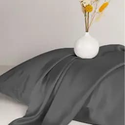 Підковдра MirSon Satin Light Pro 10-005 110х140 см Dark Gray (2200010170894) - мініатюра 4