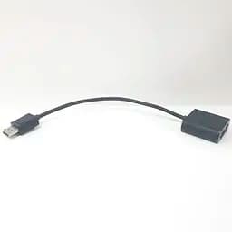 Перехідник-конвертер DisplayPort (M) - DVI (F) Чорний