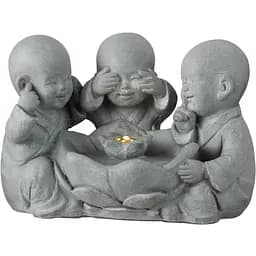 Статуетка J-line фонтанчик три ченці не чую не бачу не кажу (11536)