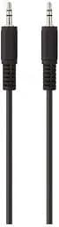 Аудіокабель AUX Mini-Jack 3,5 — Mini-Jack 3,5 Belkin MiniJack 1m Black
