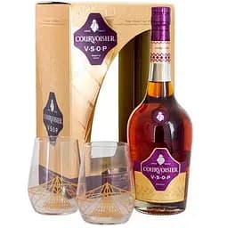 Коньяк Courvoisier VSOP, 40%, 0,7 л + 2 бокала