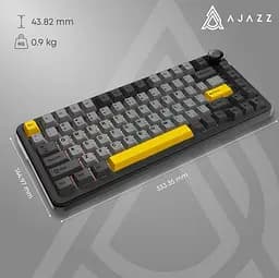 Клавиатура игровая механическая Ajazz AK-820 MAX PLUS Wireless Black RGB Day Dream Switch Hot-Swap 2.4G/Bluetooth/USB - мініатюра 10