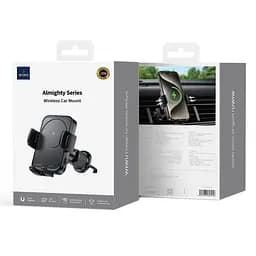 Автотримач з БЗП WIWU CH-321 15W Black - мініатюра 4