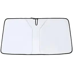 Портативний сонцезахисний автомобільний козирок на лобове скло (1.45x0.80m) White