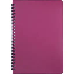 Книга записна Buromax Office в клітинку В5 спіраль червона 96 аркушів (BM.24551150-05)