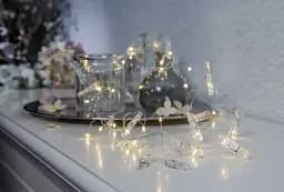 Гірлянда на прищіпках Xmas 20 Led Copper Bottle Warm White - мініатюра 2