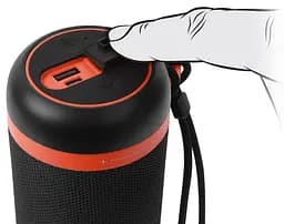Портативна колонка REAL-EL RX711 10 W Bluetooth TWS, RGB, Black - мініатюра 6