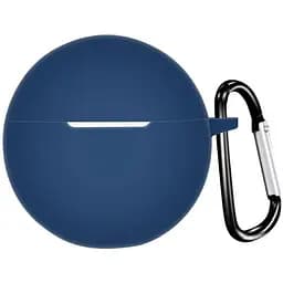 Чехол-накладка DK для Oppo Enco Buds 2 W14 | Silicone Candy Friendly с карабином (016044) (dark blue)